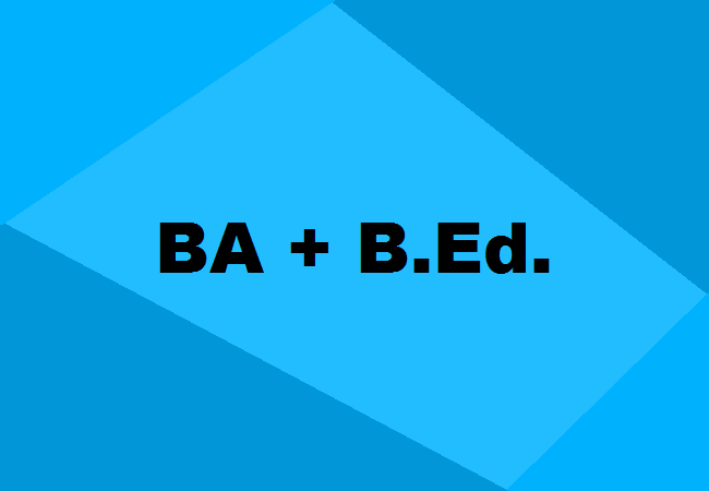 BA B.ED integrated courses in Delhi University